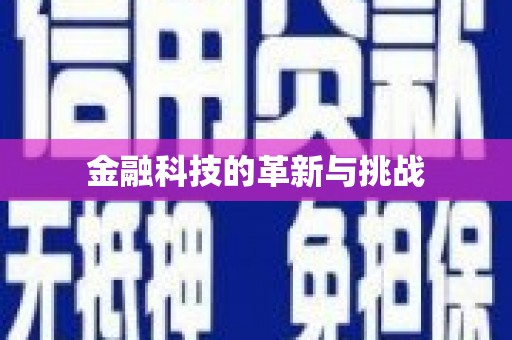 新华金融科技的革新与挑战