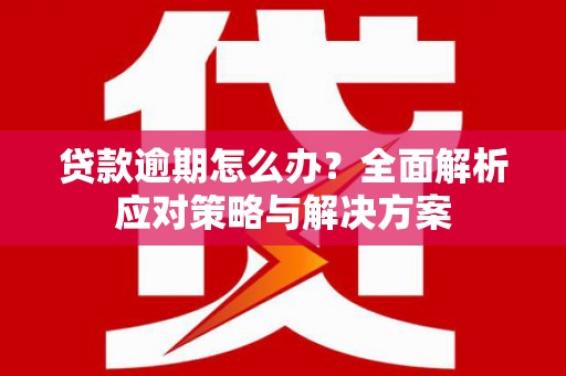 新华贷款逾期怎么办？全面解析应对策略与解决方案