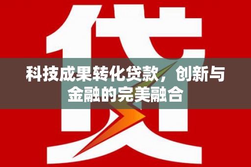新华科技成果转化贷款，创新与金融的完美融合