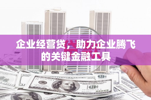 新华企业经营贷，助力企业腾飞的关键金融工具