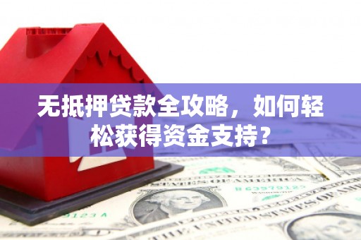 新华无抵押贷款全攻略，如何轻松获得资金支持？