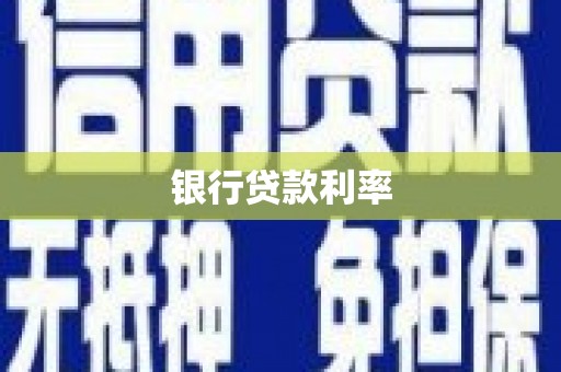 新华银行贷款利率