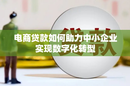 新华电商贷款如何助力中小企业实现数字化转型