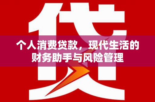 新华个人消费贷款，现代生活的财务助手与风险管理