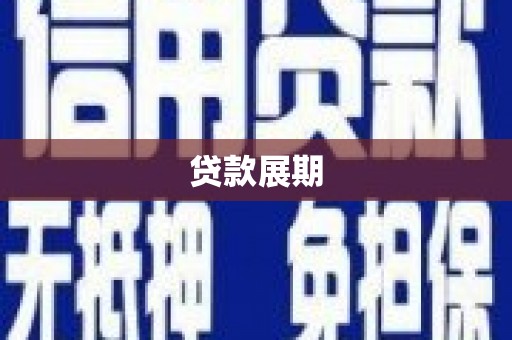 新华贷款展期