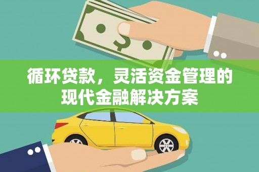 新华循环贷款，灵活资金管理的现代金融解决方案
