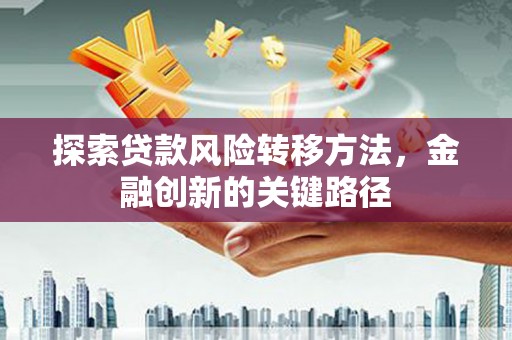 新华探索贷款风险转移方法，金融创新的关键路径