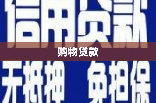 新华购物贷款