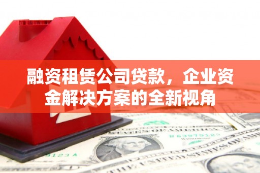 新华融资租赁公司贷款，企业资金解决方案的全新视角