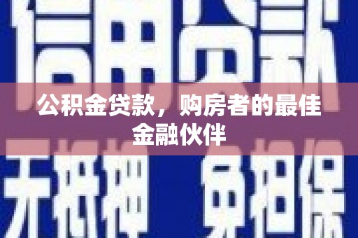 新华公积金贷款，购房者的最佳金融伙伴