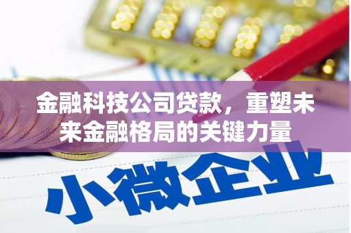 新华金融科技公司贷款，重塑未来金融格局的关键力量