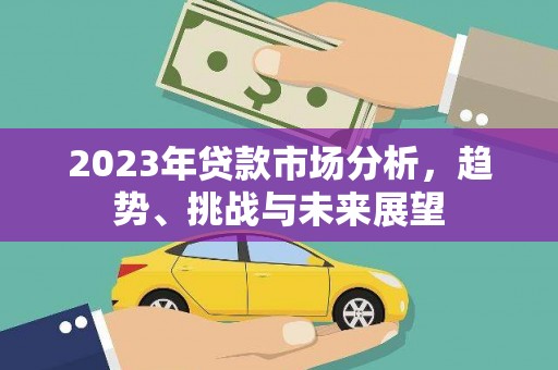 新华2023年贷款市场分析，趋势、挑战与未来展望