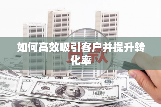 新华如何高效吸引客户并提升转化率
