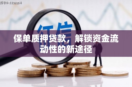 新华保单质押贷款，解锁资金流动性的新途径