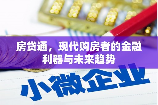 新华房贷通，现代购房者的金融利器与未来趋势