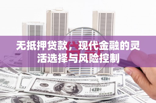 新华无抵押贷款，现代金融的灵活选择与风险控制