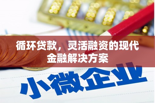 新华循环贷款，灵活融资的现代金融解决方案