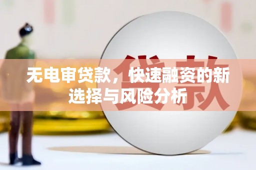 新华无电审贷款，快速融资的新选择与风险分析