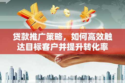 新华贷款推广策略，如何高效触达目标客户并提升转化率