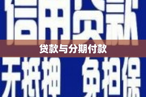 新华贷款与分期付款