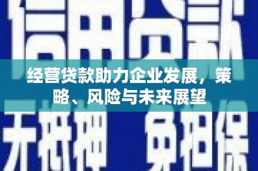新华经营贷款助力企业发展，策略、风险与未来展望