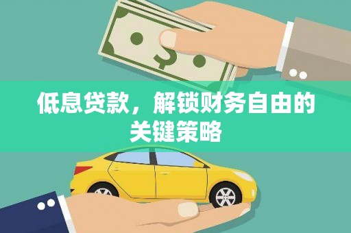 新华低息贷款，解锁财务自由的关键策略