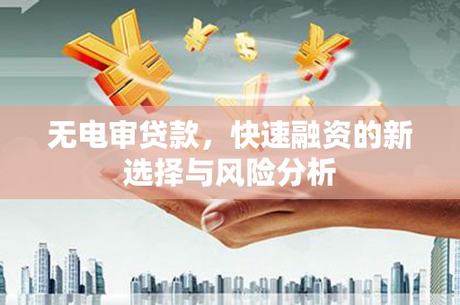 新华无电审贷款，快速融资的新选择与风险分析