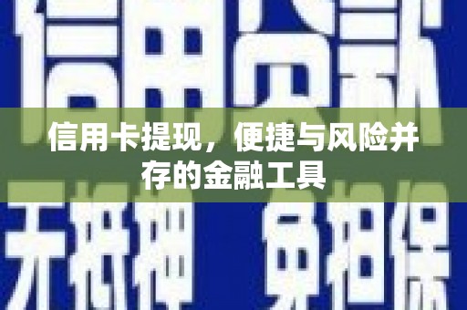 新华信用卡提现，便捷与风险并存的金融工具