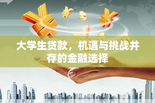新华大学生贷款，机遇与挑战并存的金融选择