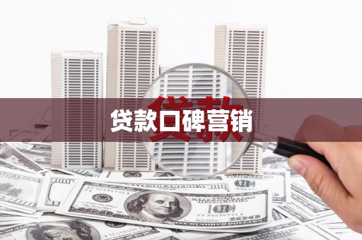 新华贷款口碑营销