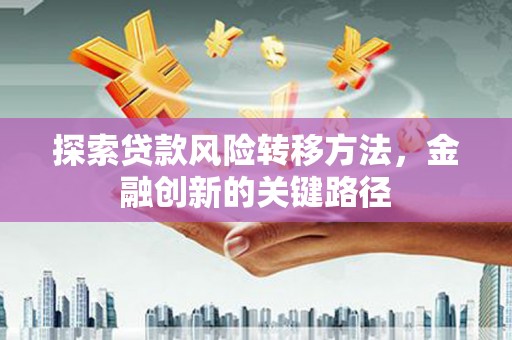 新华探索贷款风险转移方法，金融创新的关键路径