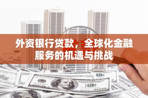 新华外资银行贷款，全球化金融服务的机遇与挑战