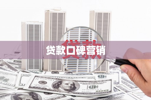 新华贷款口碑营销