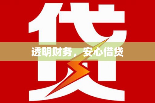 新华透明财务，安心借贷