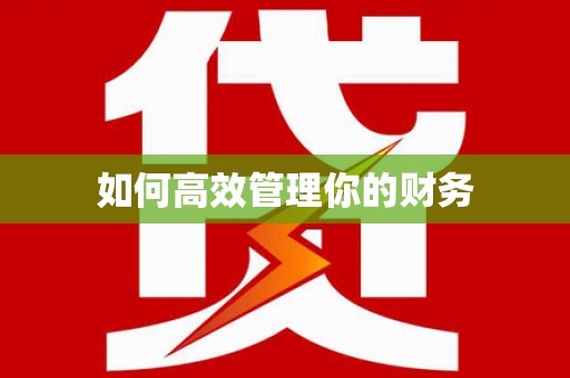 新华如何高效管理你的财务