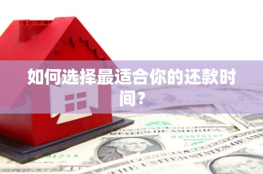 新华如何选择最适合你的还款时间？