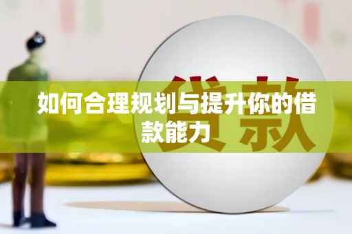 新华如何合理规划与提升你的借款能力