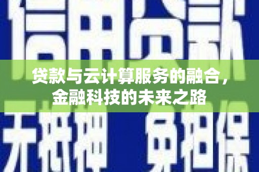 新华贷款与云计算服务的融合，金融科技的未来之路
