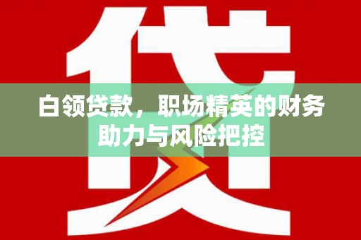 新华白领贷款，职场精英的财务助力与风险把控