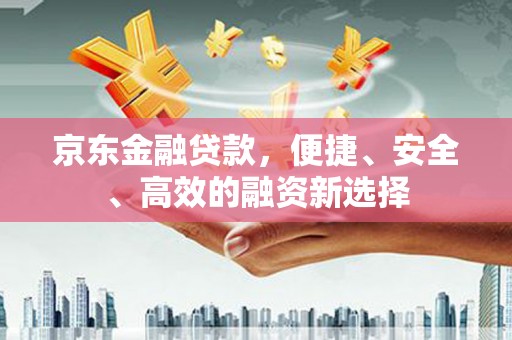 新华京东金融贷款，便捷、安全、高效的融资新选择